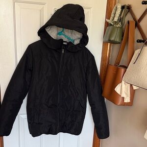 Women's Black Hooded Jacket